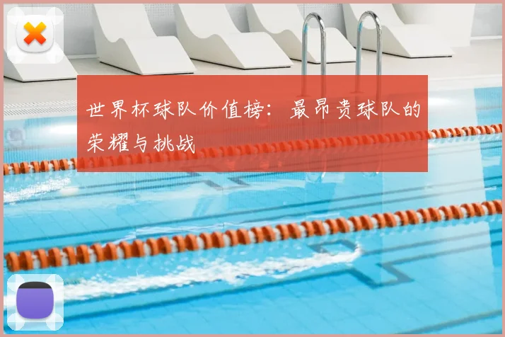 世界杯球队价值榜:最昂贵球队的荣耀与挑战